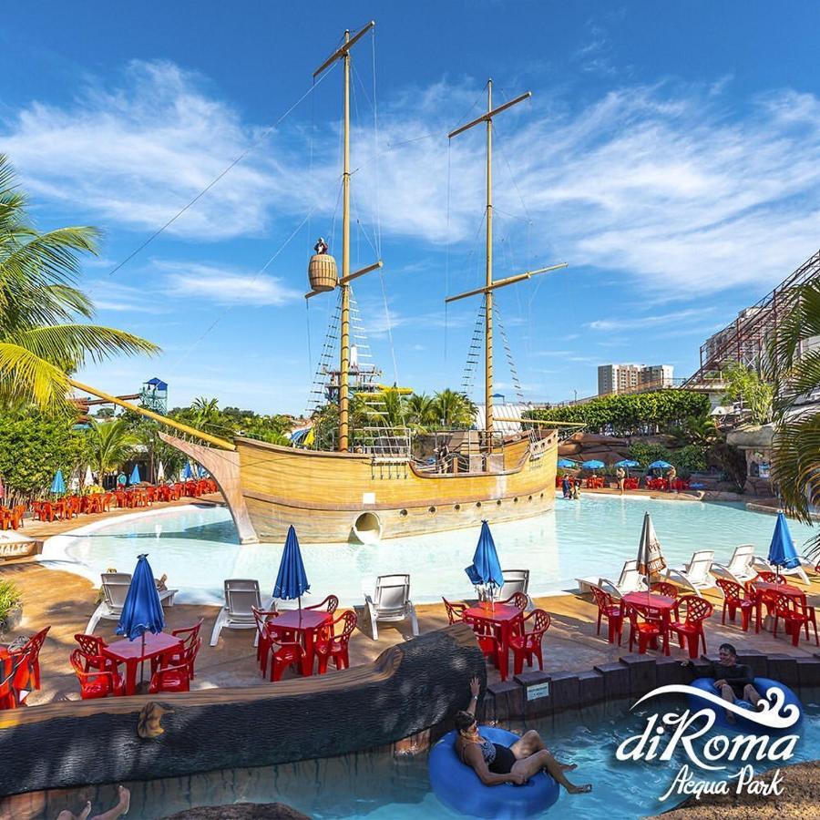 Hotel Diroma Fiori Com Um Dia De Acesso No Acqua Park Diroma كلدس نوفاس المظهر الخارجي الصورة